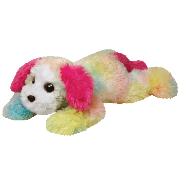 rainbow dog stuffed animal