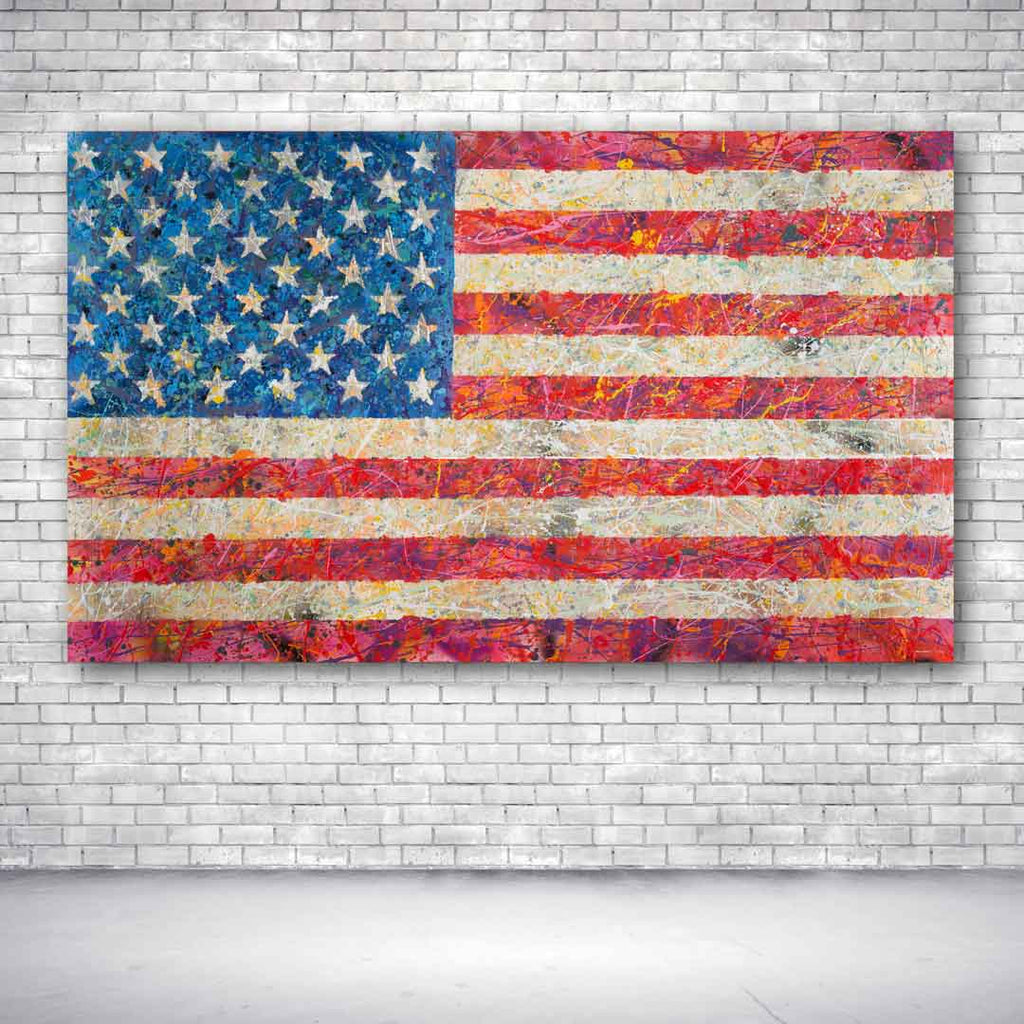 Our Flag Print Canvas Print 32 - 