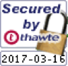 Secured by Thawte