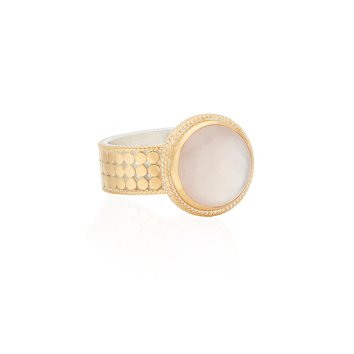 Rose Quartz Charity Cocktail Ring