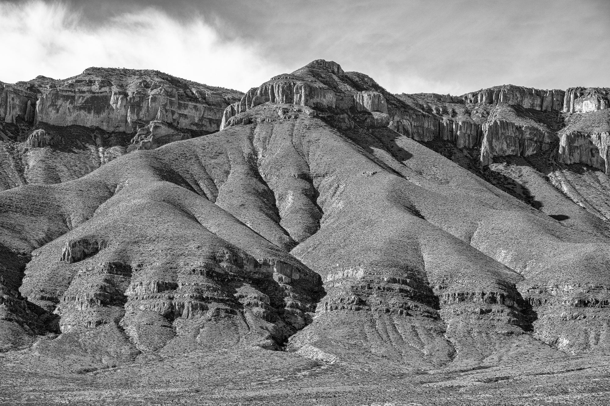 The Rugged West - Black and White Landscape Photograph by Keith Dotson. Buy a fine art print.