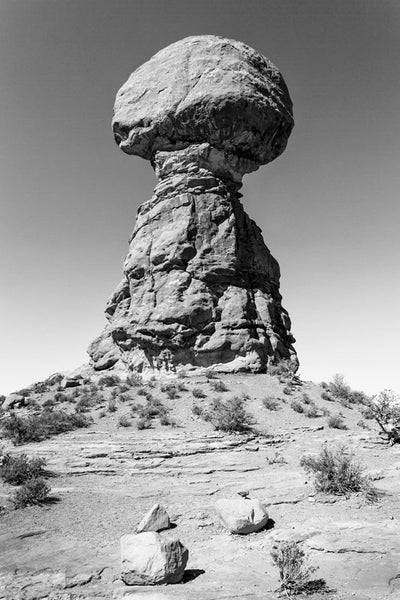 Stone Tower with a Balanced Rock, Utah landscape photograph by Keith Dotson. Buy a print.