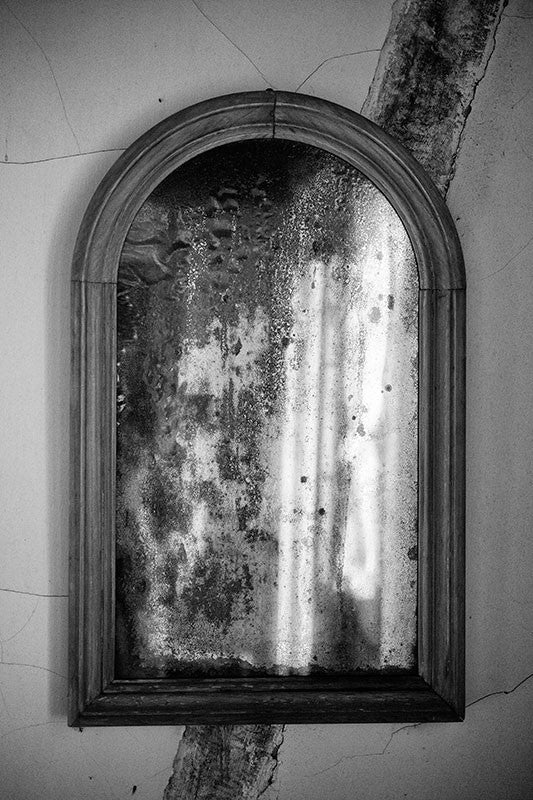 Reflection Of Time A Tarnished Old Mirror Lafayette