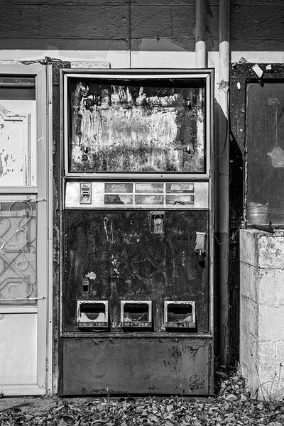 Vending Machine at Abandoned Roadside Bar Photograph (A0017757) – Keith