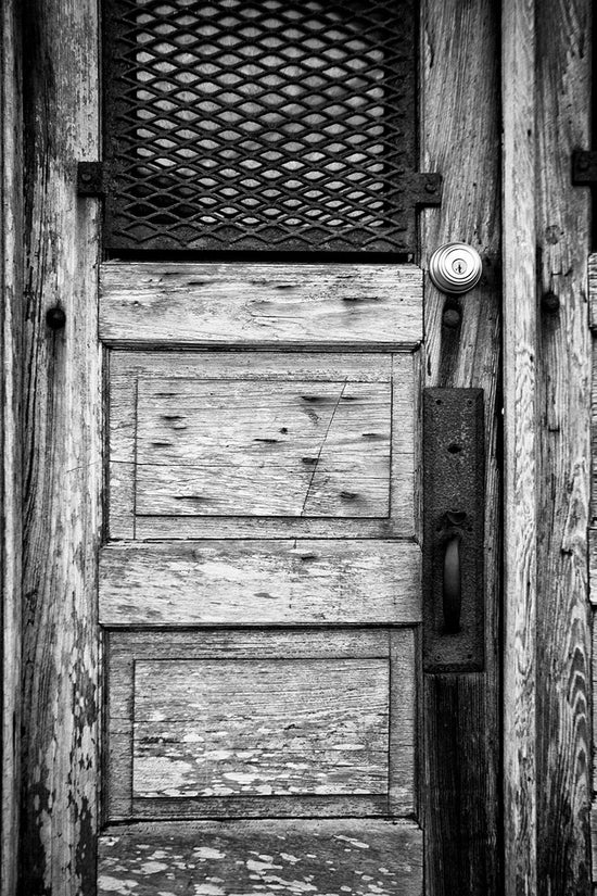 Black and white photograph of two antique door keys – Keith Dotson