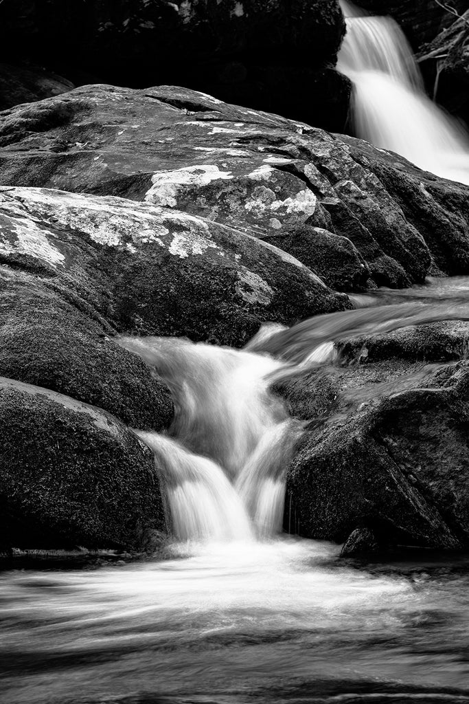 Mountain Stream White Water: Black and White Landscape Photograph – Keith  Dotson Photography