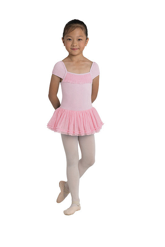 Danz N Motion Cap Sleeve Dress Leotard Bella Dance Couture 