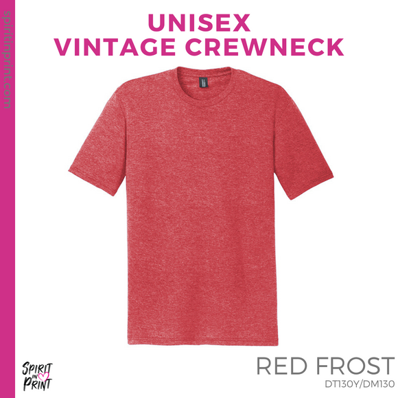 Vintage Tee - Red Frost (Fairmead Warriors #143704)