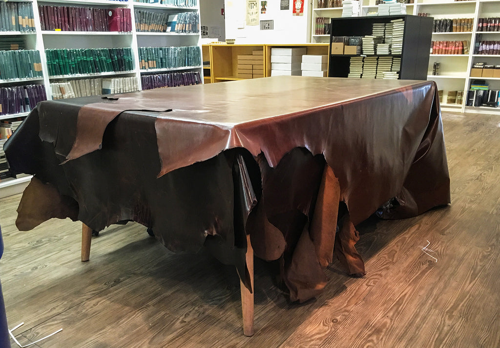 Leather hides