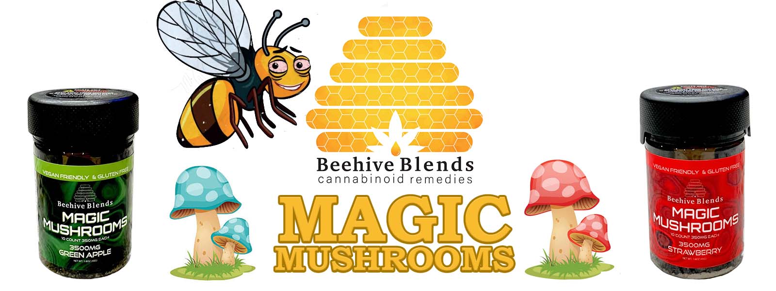 Beehive Blends Magic Mushroom Gummies