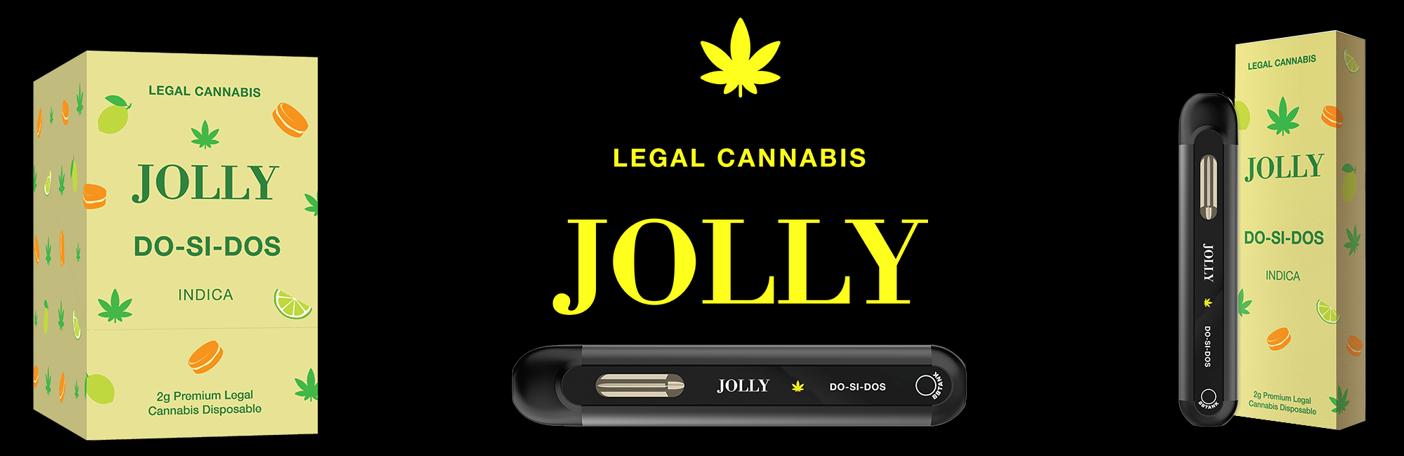 Jolly Canabis Do-Si-Dos 2 Gram Disposable Vape Banner