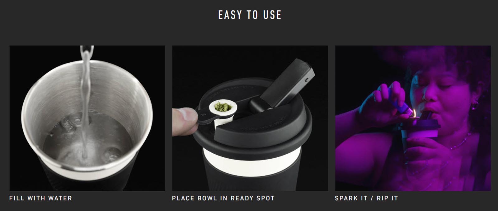 Puffco Cupsy is so easy to use