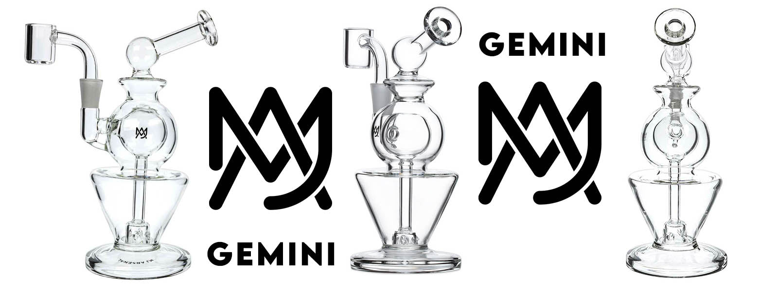 MJ Arsenal Gemini Waterpipe