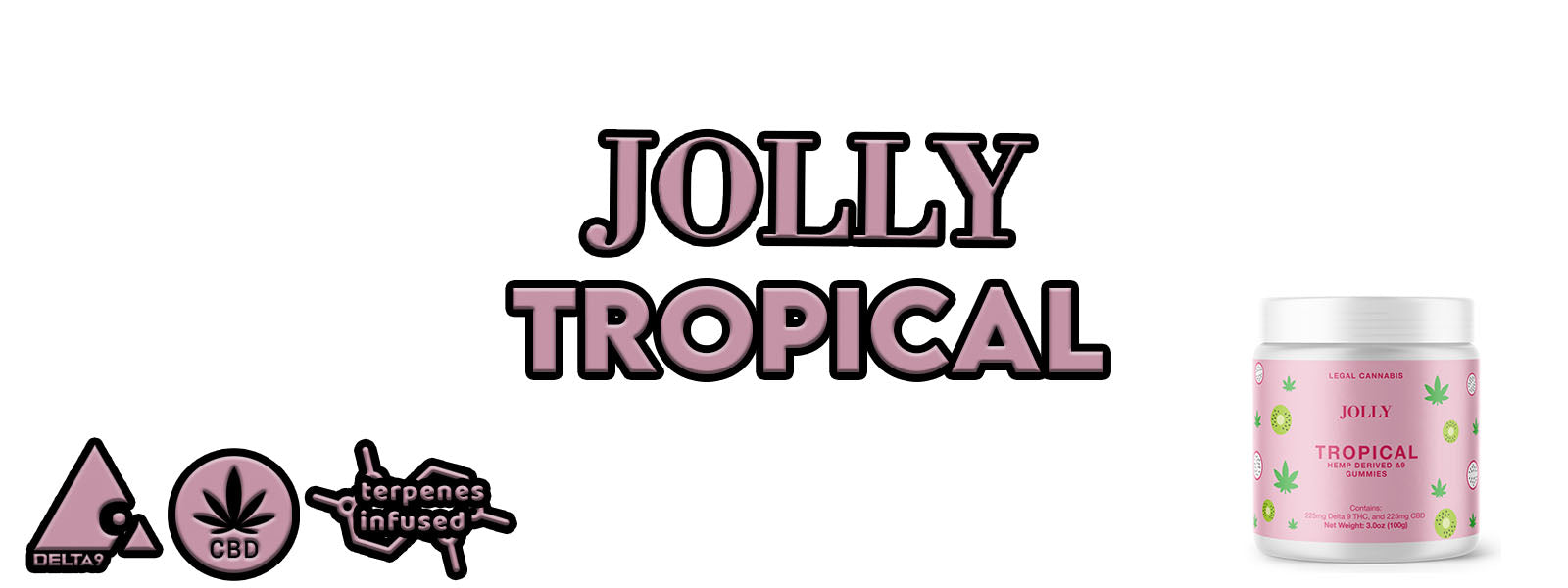 Jolly Tropical Delta 9 Gummies
