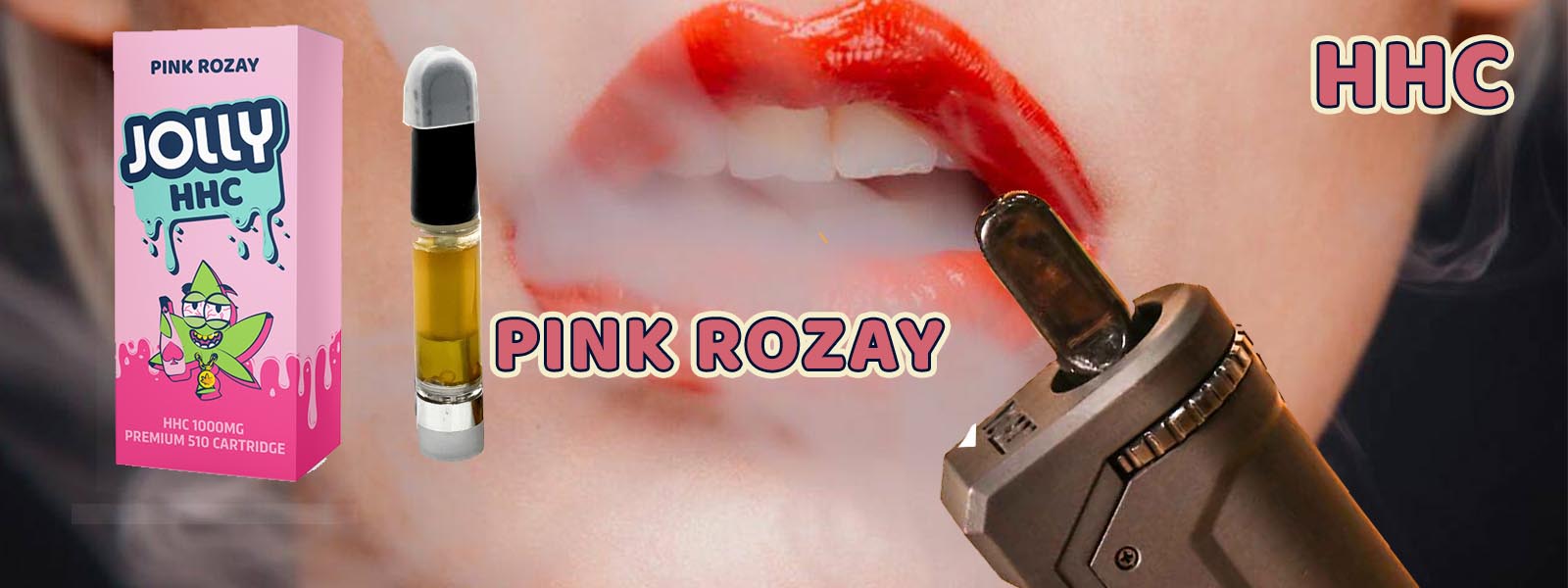 JOLLY Cannabis Pink Rozay HHC Cartridge