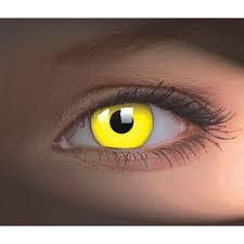 UV Yellow Contact Lenses