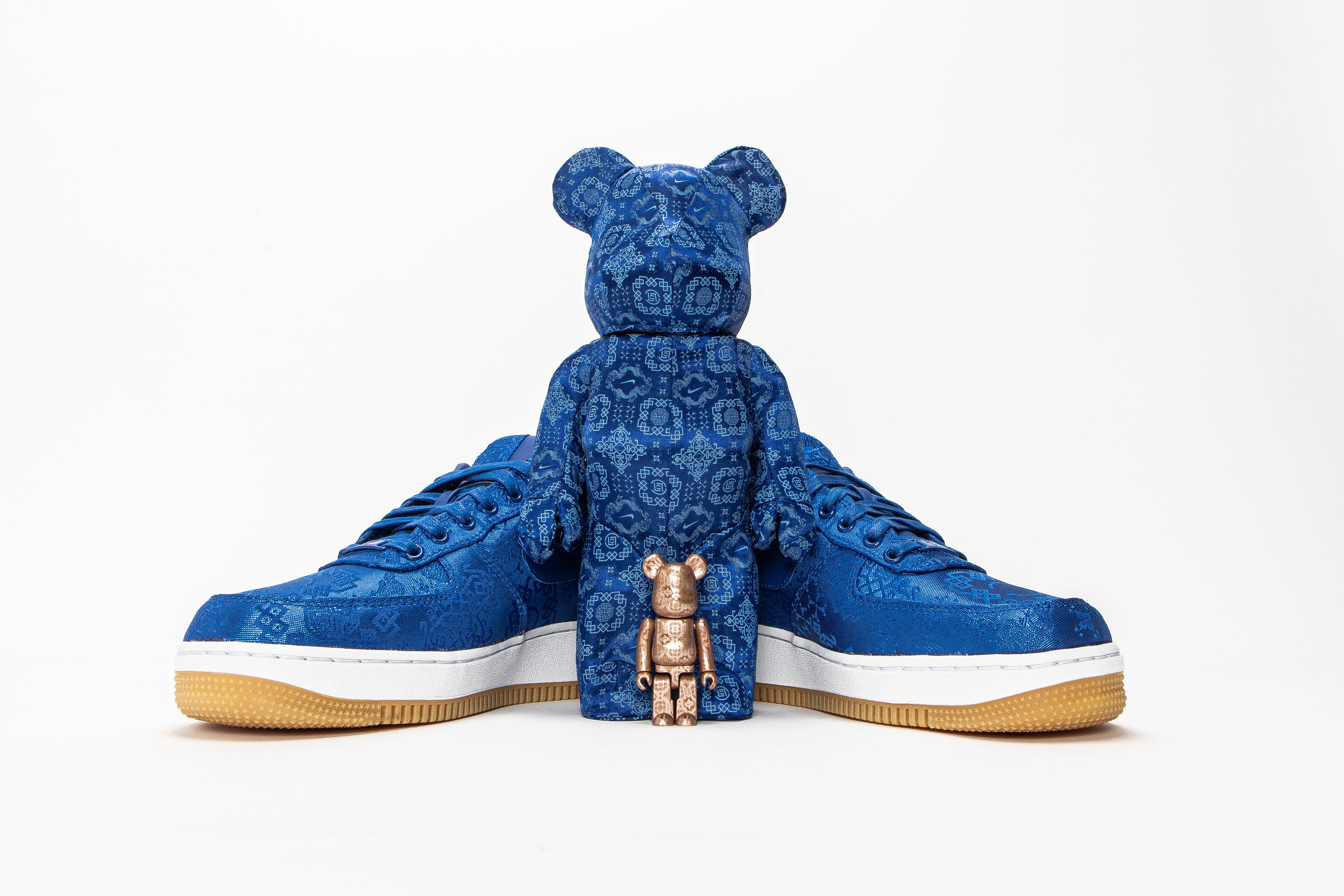 bearbrick x clot x nike