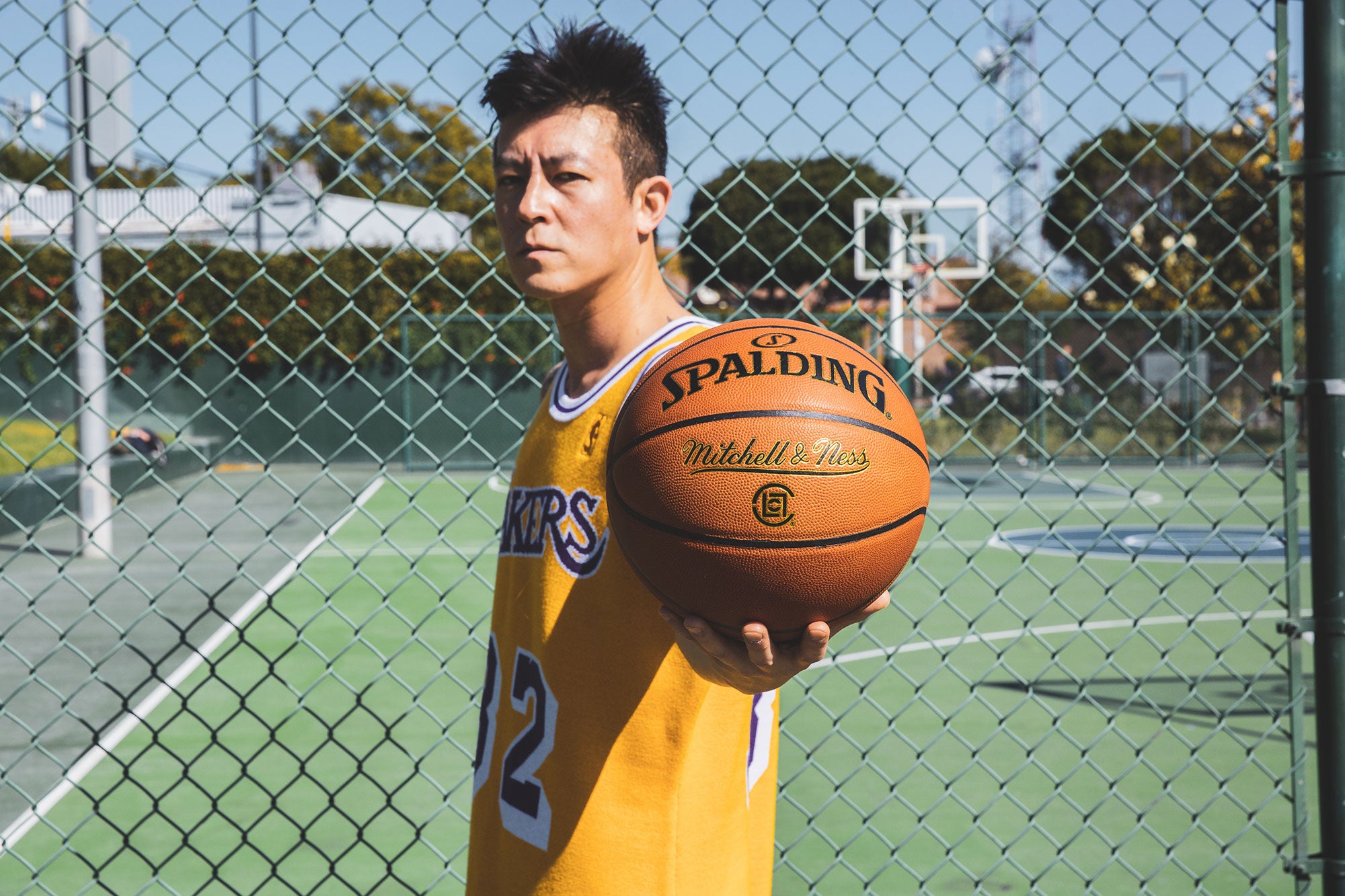 CLOT x Mitchell & Ness Lakers Vs. Celtics Knit Jersey