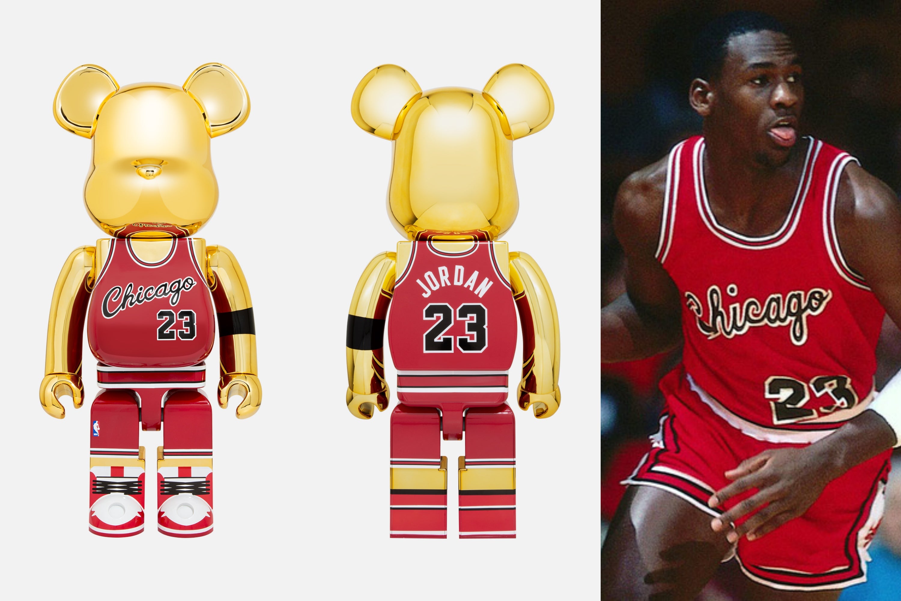 MEDICOM TOY pays homage to Michael Jordan with two BE@RBRICK 