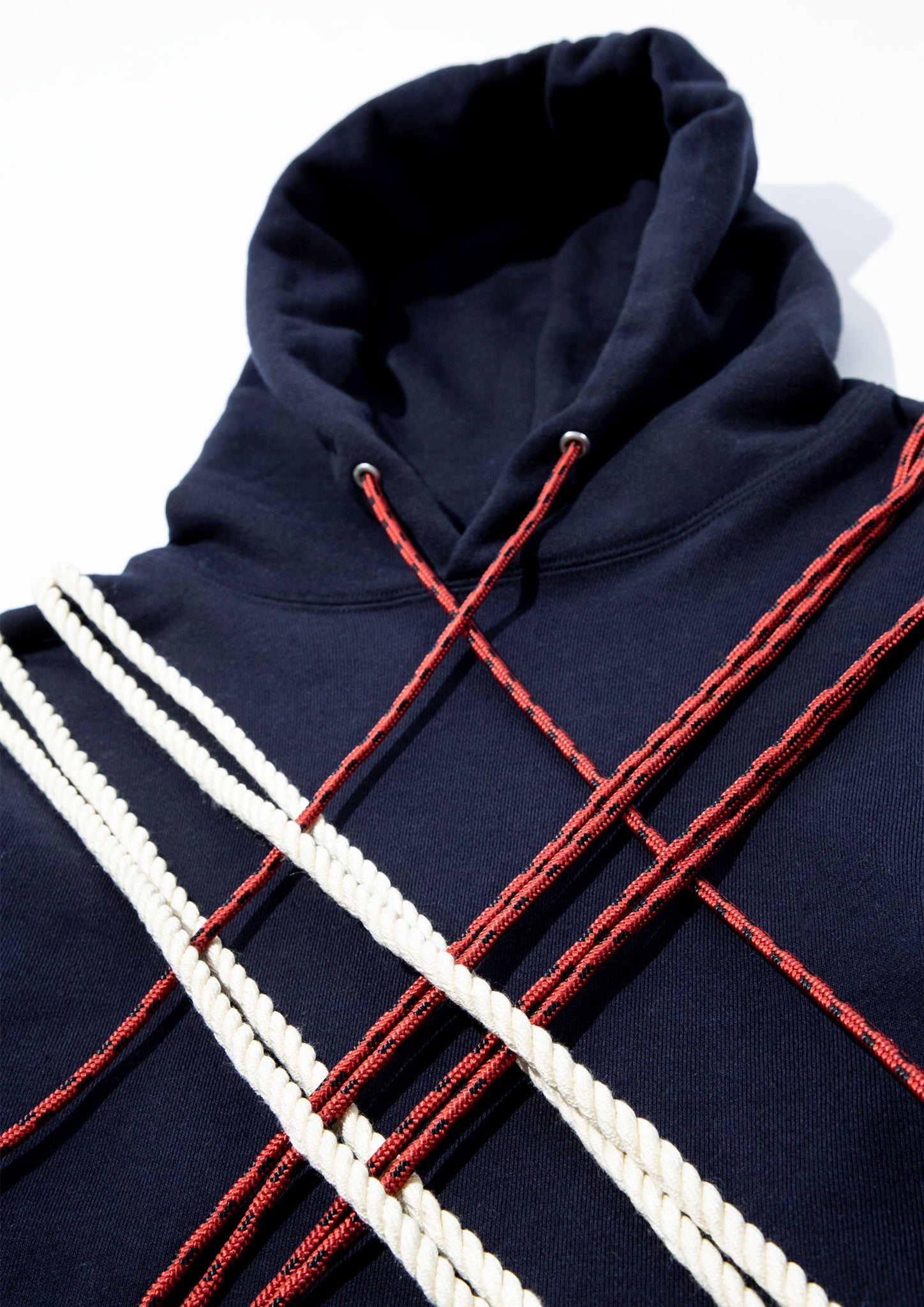 CLOT LACE HOODIE NAVY FALL/WINTER 2020 "CORPORATE CLIMBING"