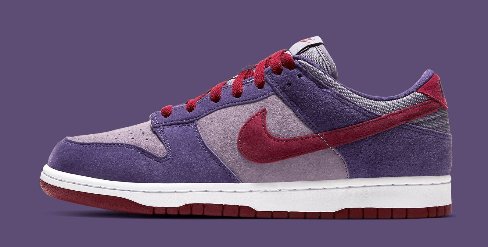 plum nike dunk low