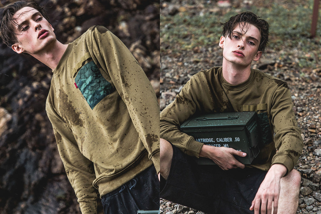 CLOT MILITARY CAPSULE COLLECTION EDITORIAL ARMY