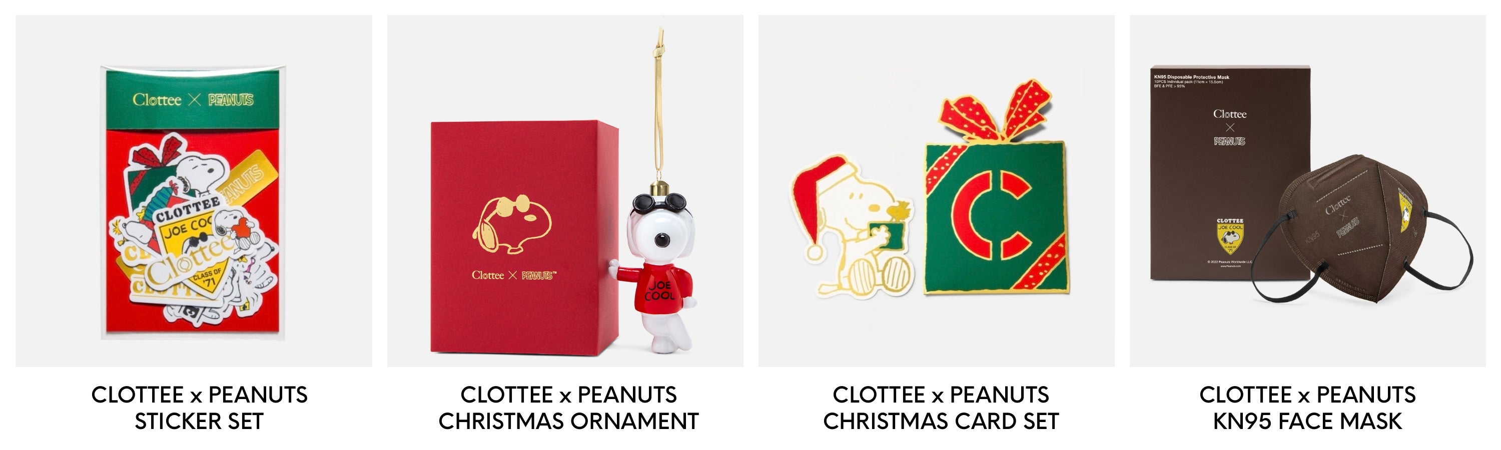 CLOTTEE x PEANUTS CHRISTMAS CAPSULE