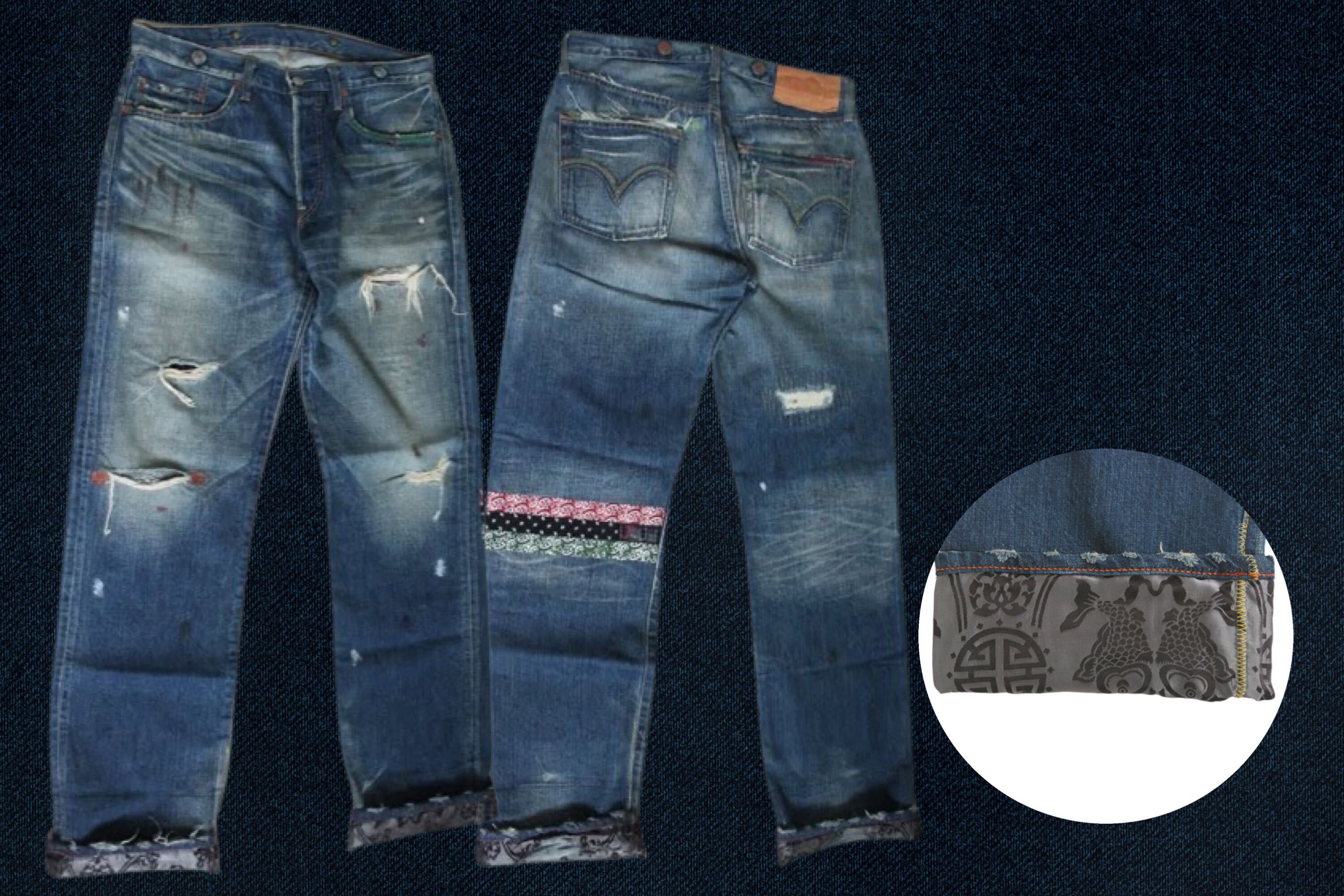 CLOT X LEVI'S UNIONRAIL 501 JEANS - men's