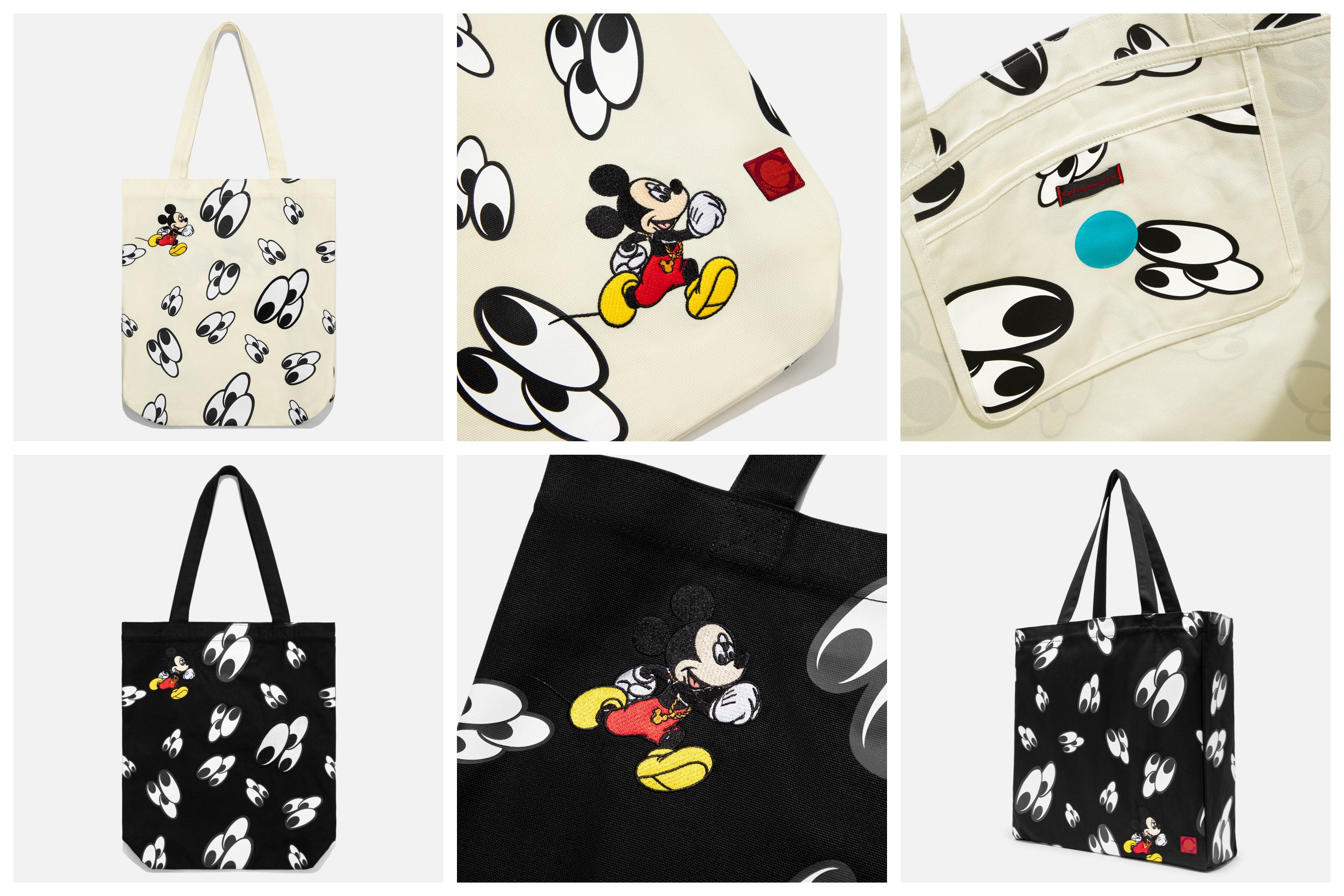 CLOT x Disney 3-Eyed Mickey tote bags