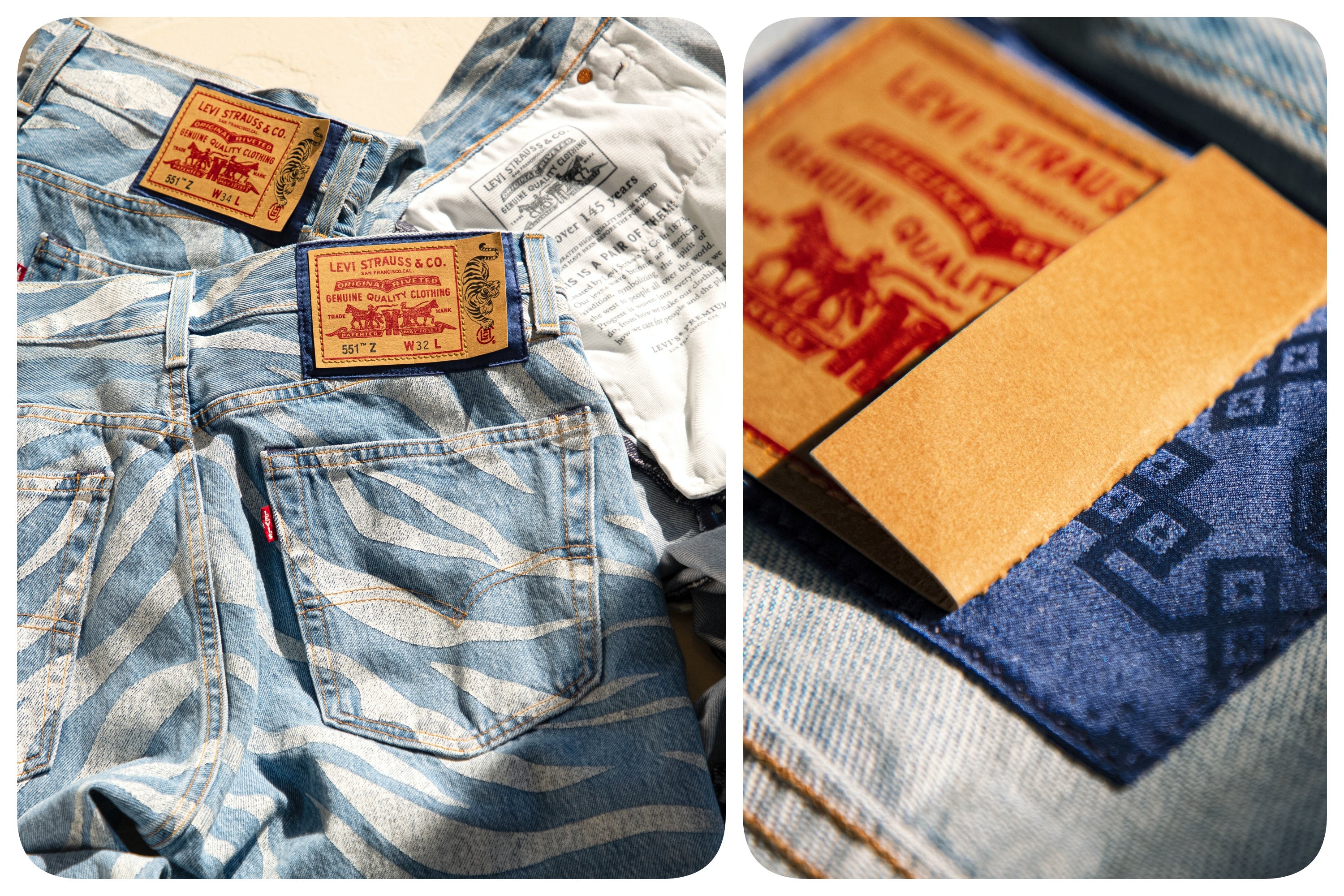 CLOT x Levi's - Close-up Product Shot 