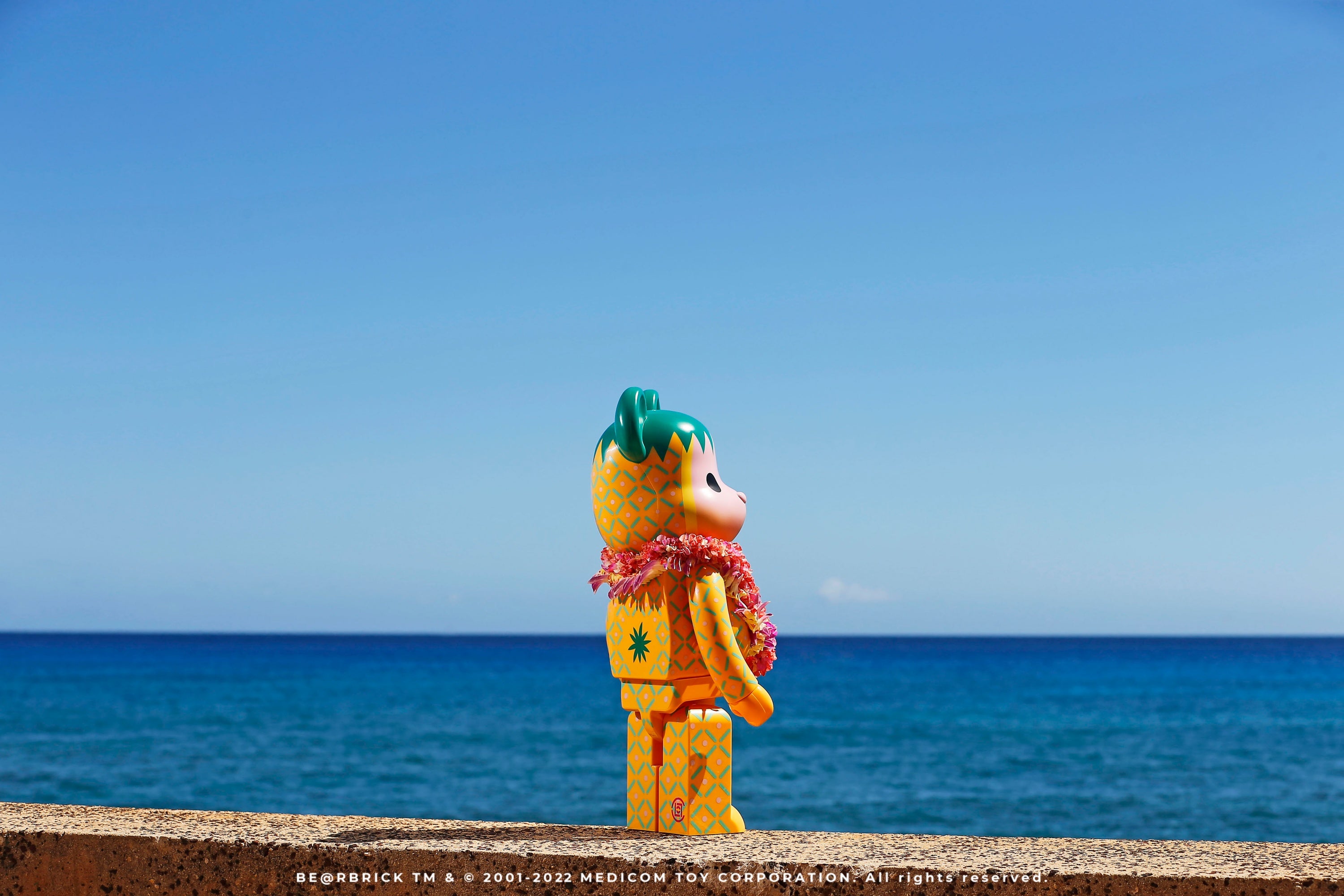 CLOT x MEDICOM TOY "SUMMER FRUITS" Pink Pineapple BE@RBRICK