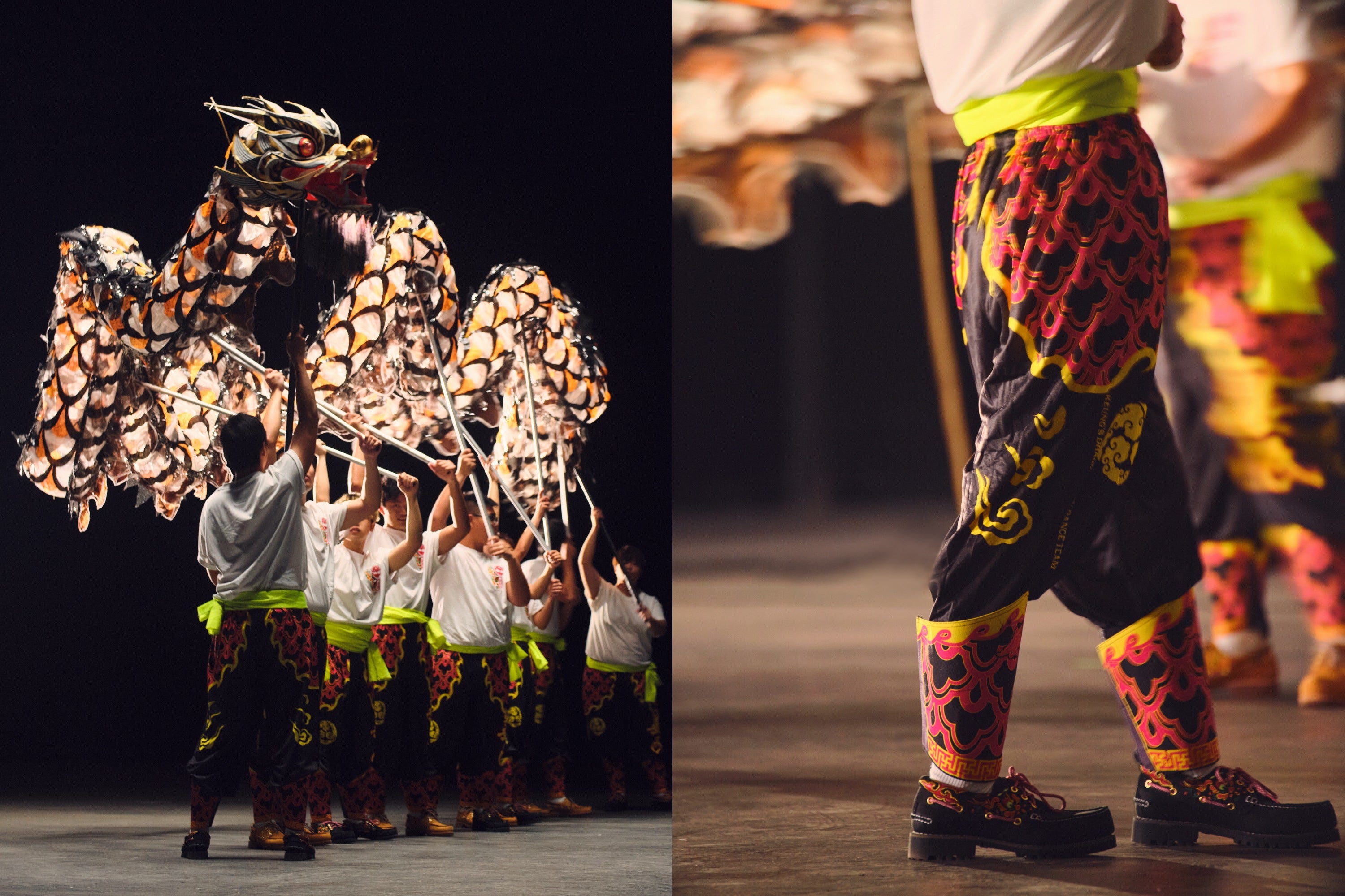 CLOT x Timberland dragon dance campaign