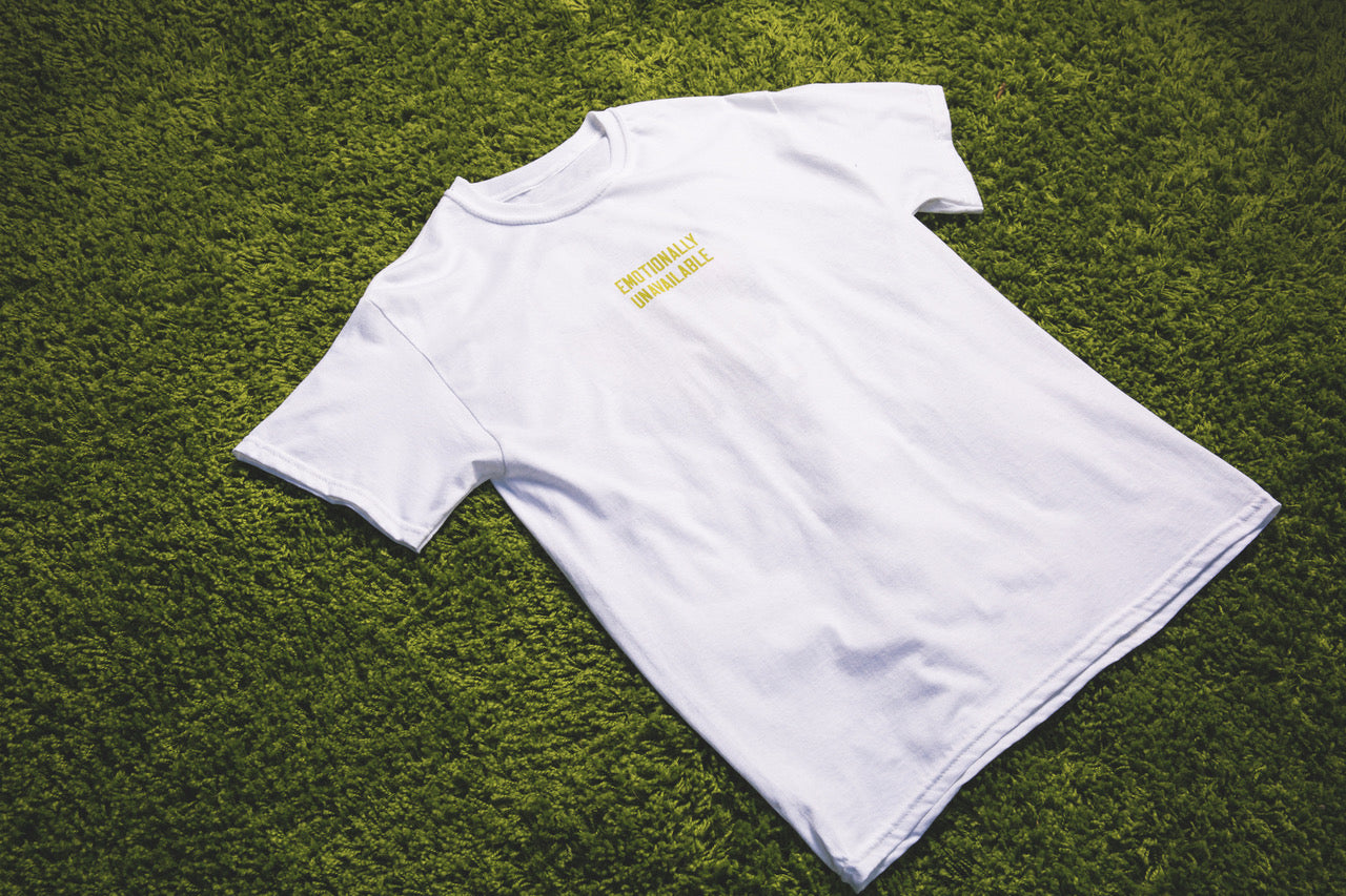 Word Mark T-Shirt (White) Front