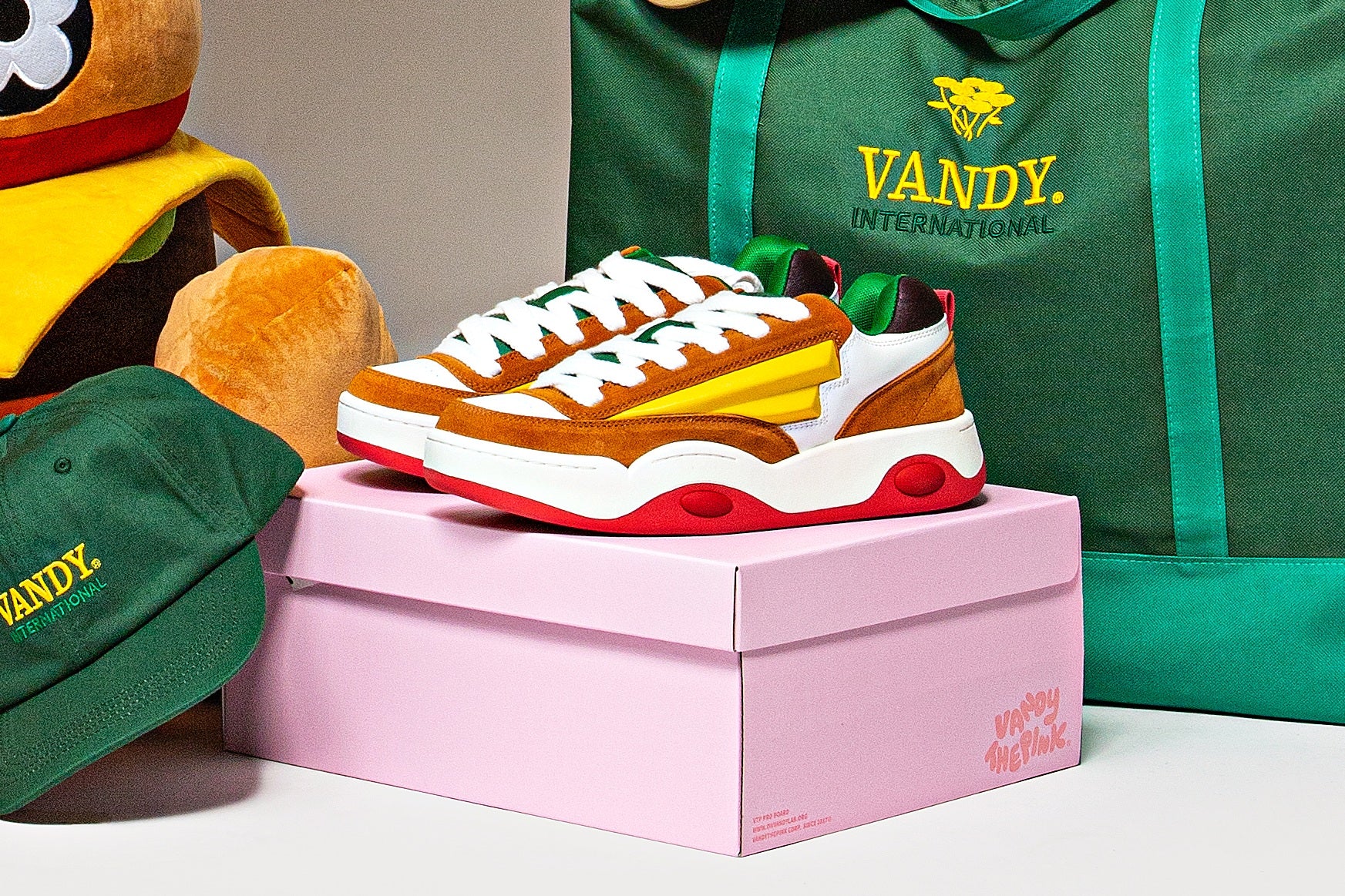 VANDY THE PINK DROPS PLAYFUL FAST FOOD-INSPIRED COLLECTION AT