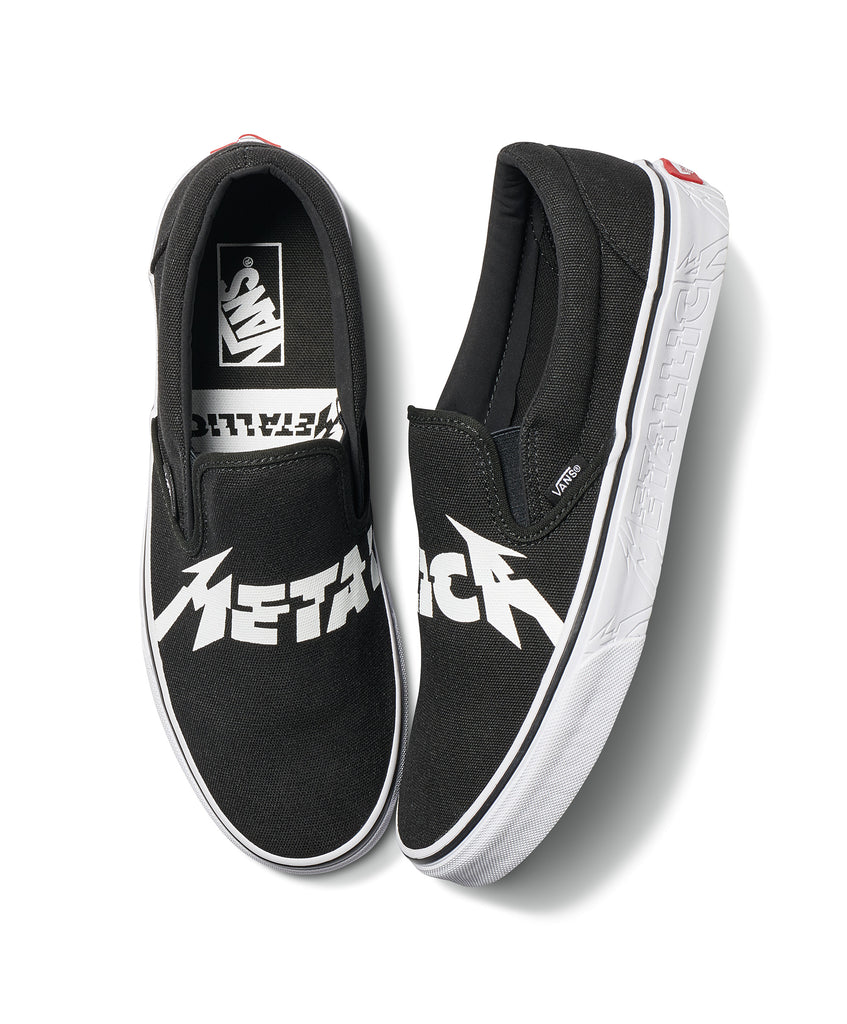 vans x metallica slip on