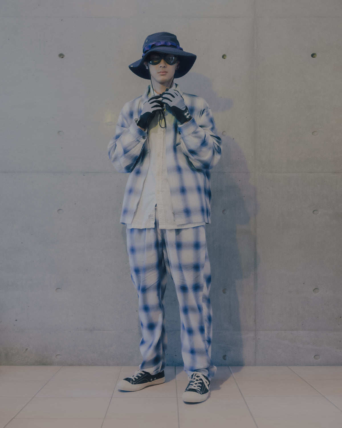 anachronorm's purple boonie hat swing top jacket and room tapered easy pants bluespring summer 2022 collection release japan hong kong release visvim