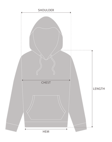 Hoodies Measurement