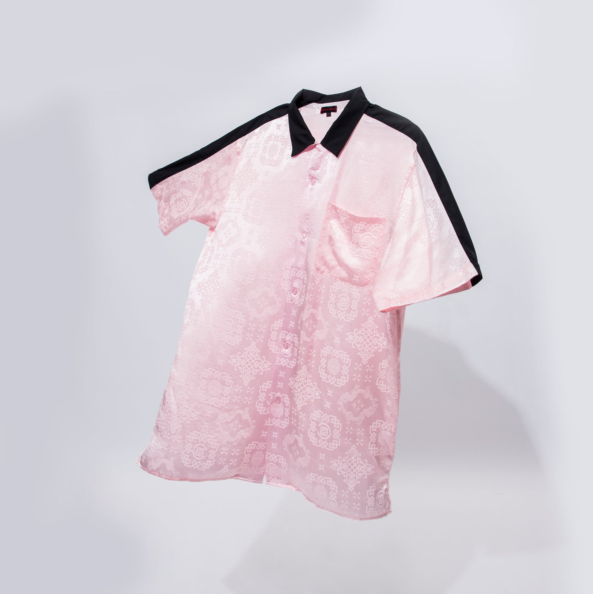 clot pink silk