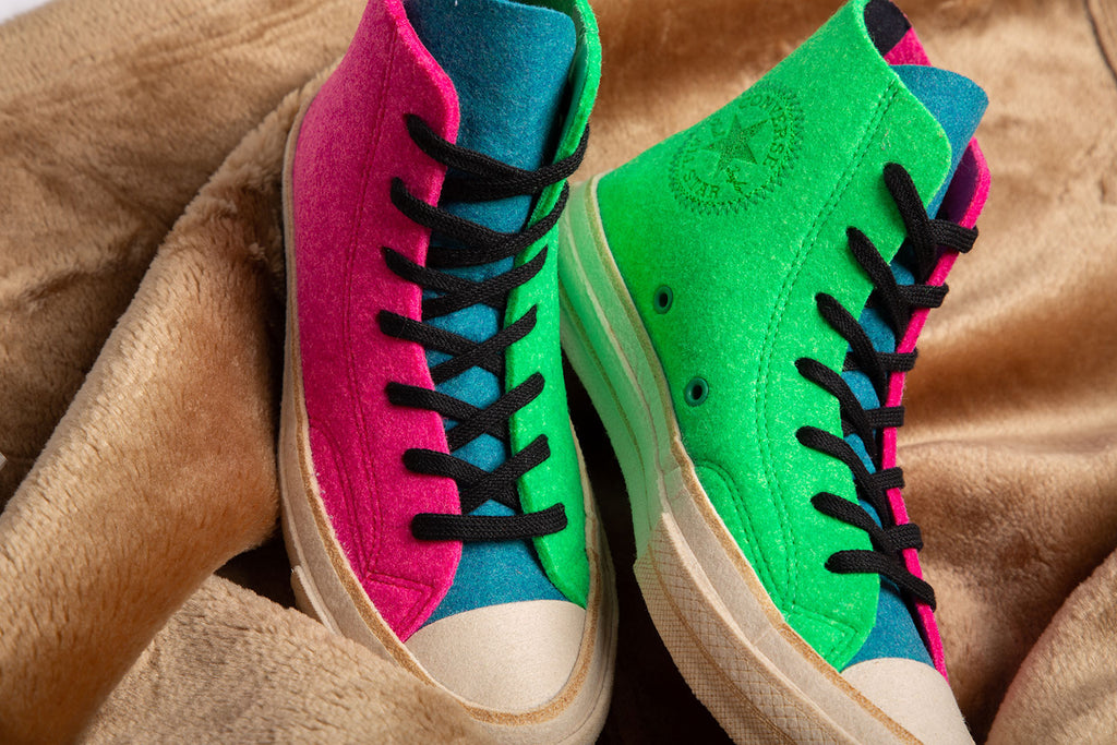 Openlijk draai Doorzichtig JW Anderson's FELT Converse Collaboration Available Now – JUICESTORE