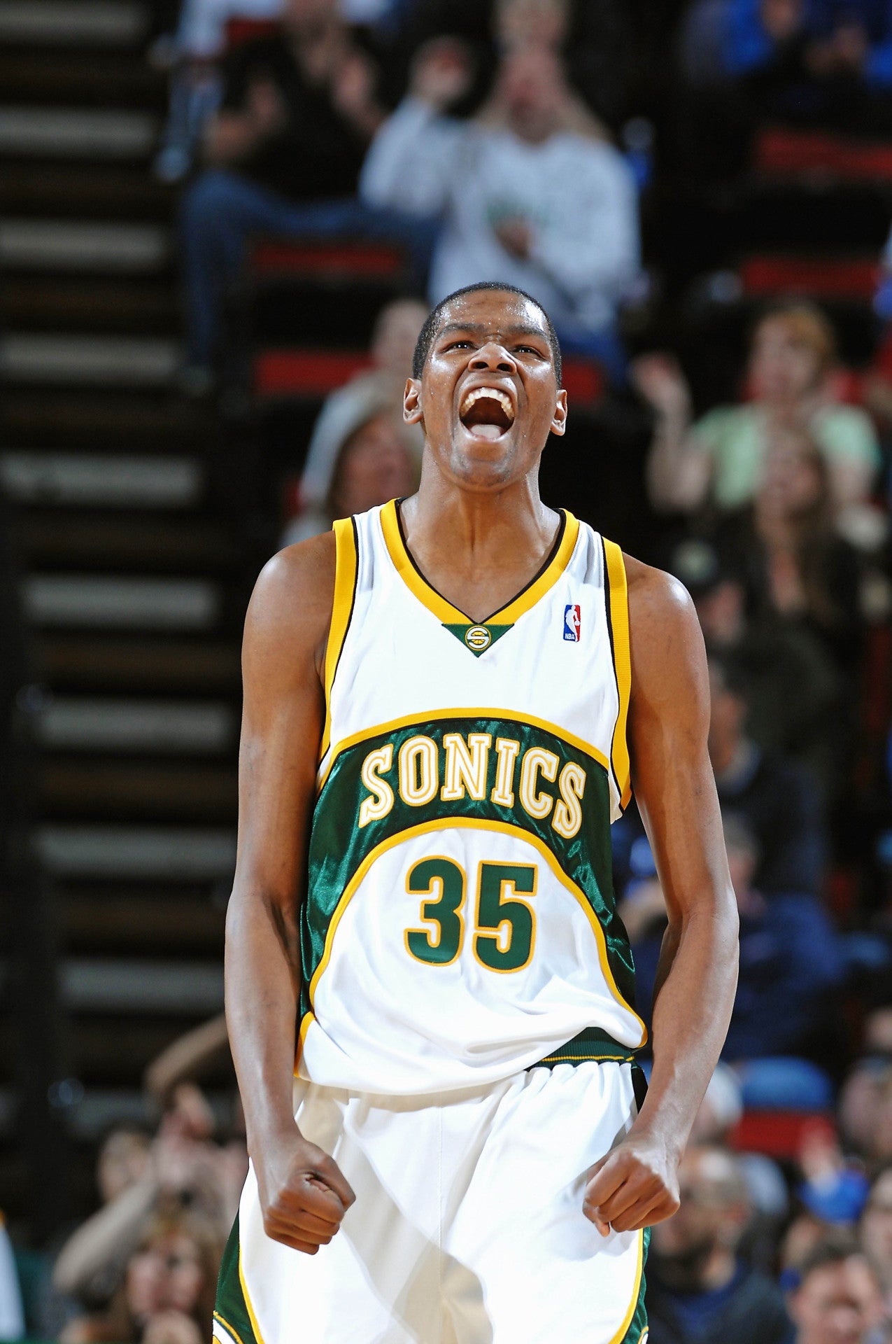 Kevin Durant Seattle Supersonics Mitchell & Ness NBA Green