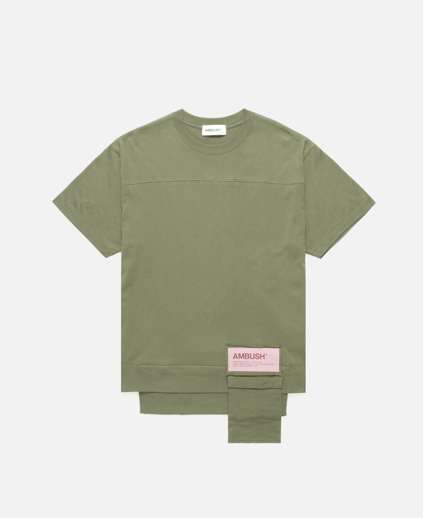 New Waist Pocket T-Shirt (Olive)