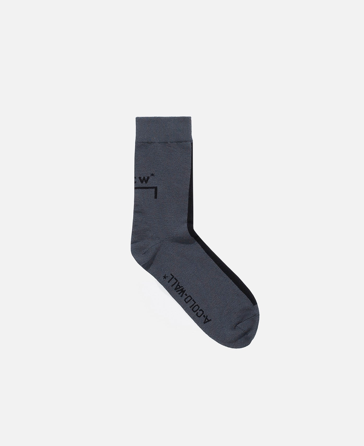 Block Logo Sock (Charcoal)