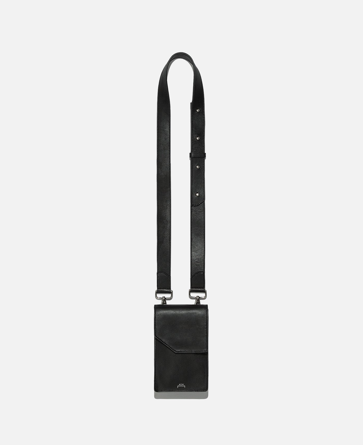 Leather Crossbody Bag (Black)