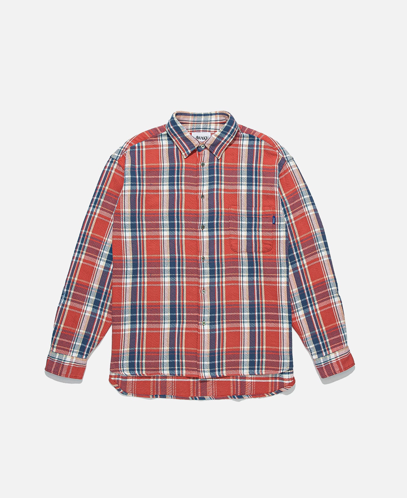 Heavyweight Barbed Wire Back Flannel (Red)