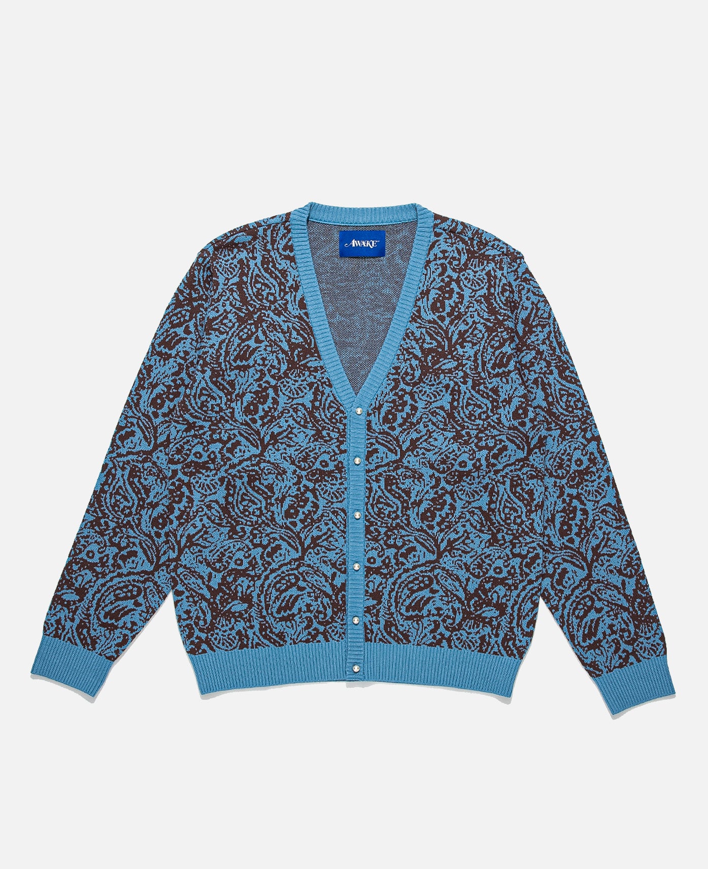 Paisley Cardigan (Blue)