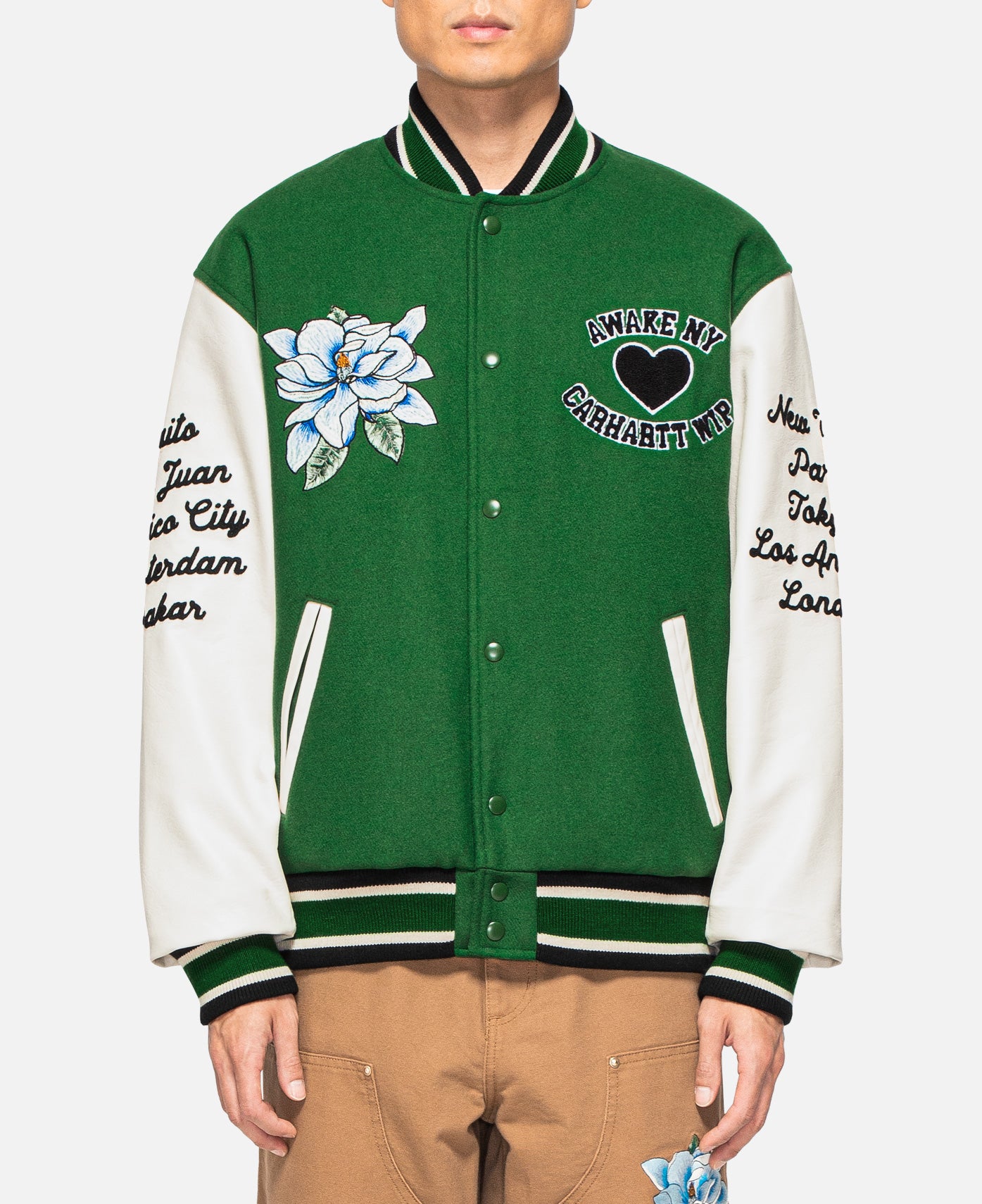 Awake NY x Carhartt - Teddy Jacket (Green) – JUICESTORE