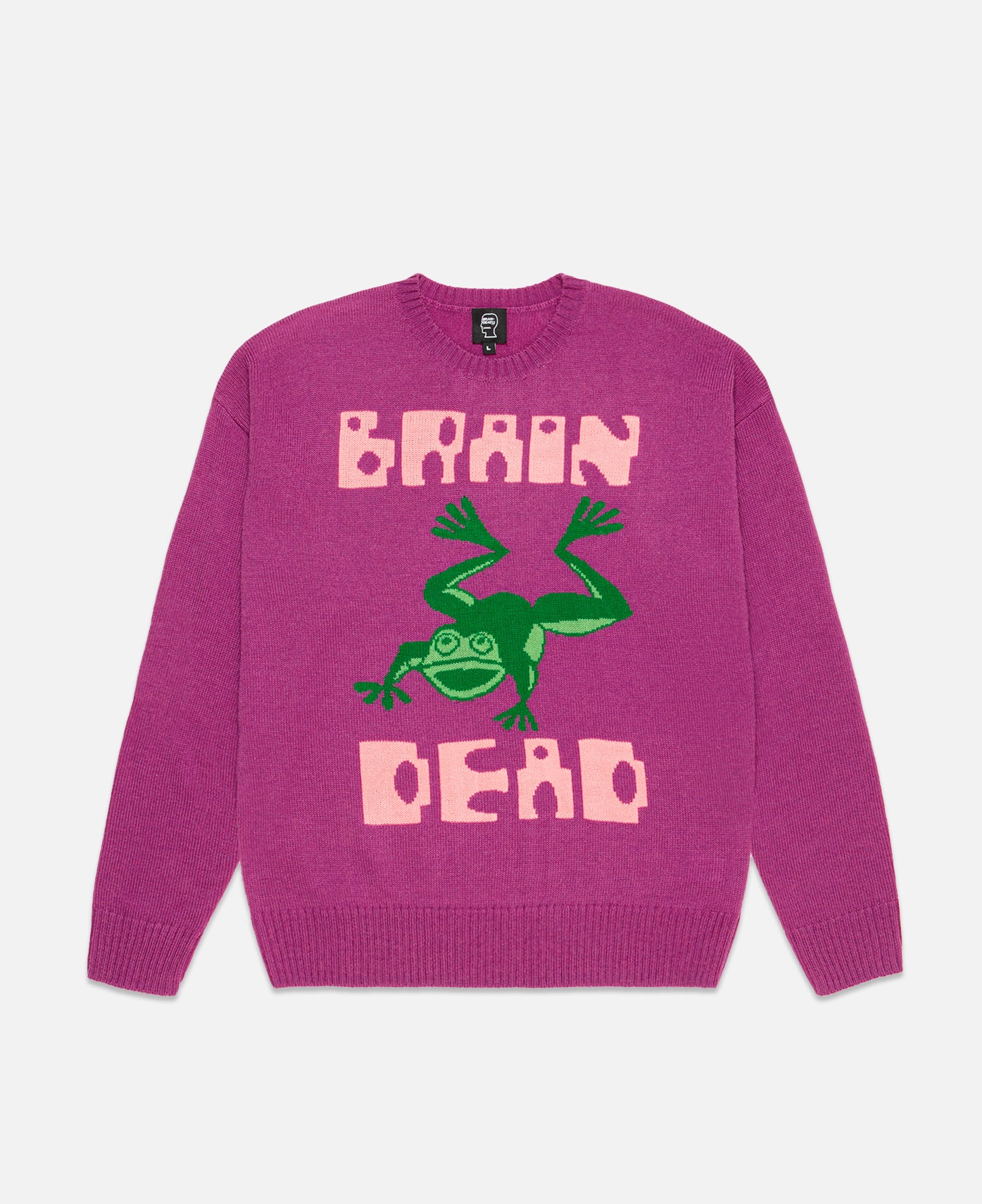 Brain Dead - Frogger Sweater (Burgundy) – JUICESTORE