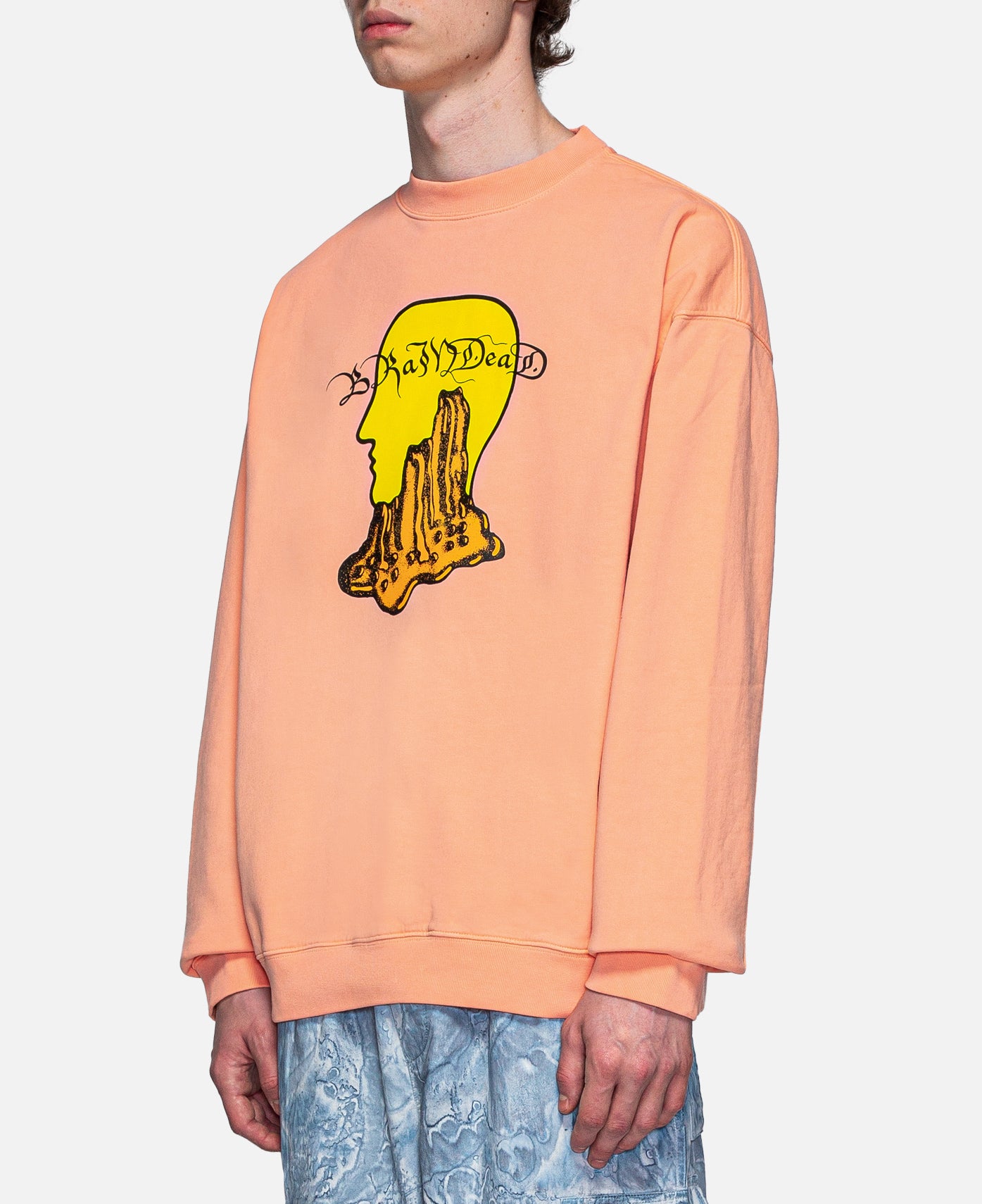 Brain Dead - Mount Slime Crewneck (Peach) – JUICESTORE