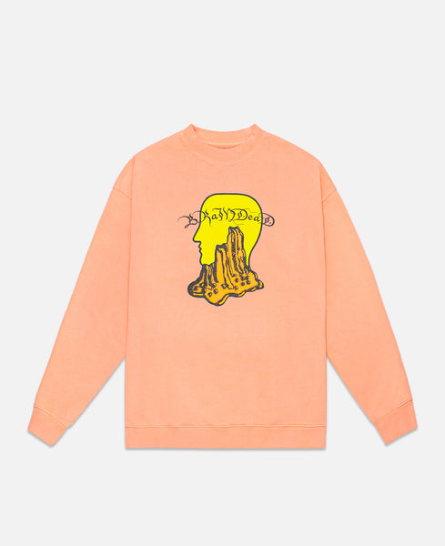 Brain Dead - Mount Slime Crewneck (Peach) – JUICESTORE