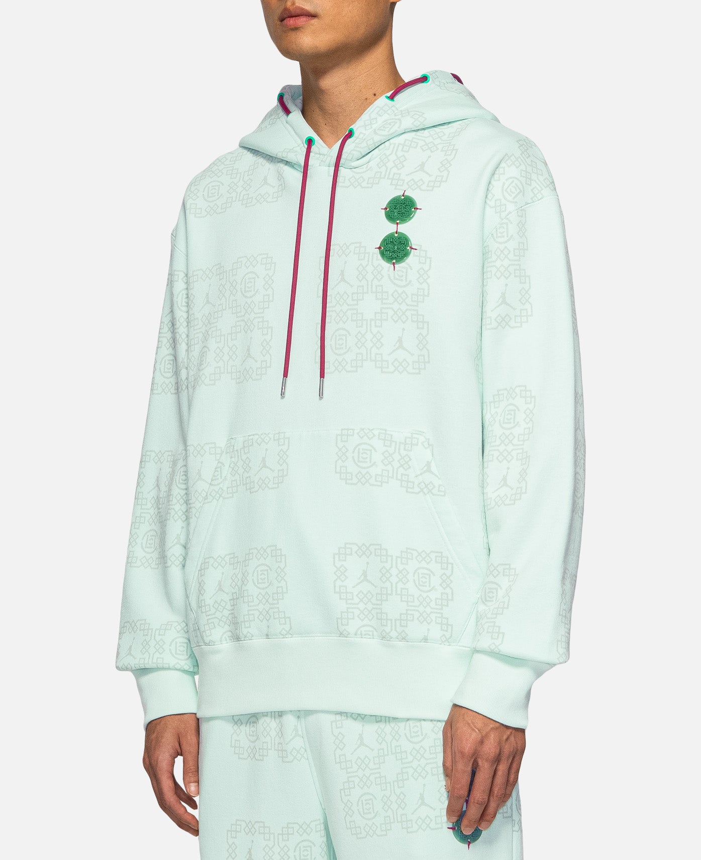 CLOT x Air Jordan - Barely Green Hoodie 